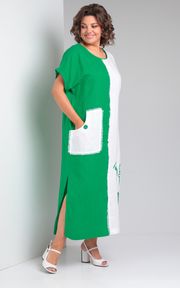 Платье Rishelie арт. 0948 зел.