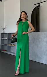 Dress Dilana Vip 2032 zelenyj
