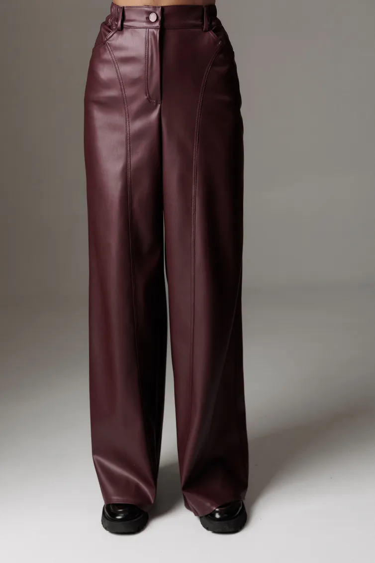 Spodnie Lyushe #4510 bordo