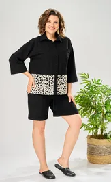 Костюм Ava fashion М-203 черный