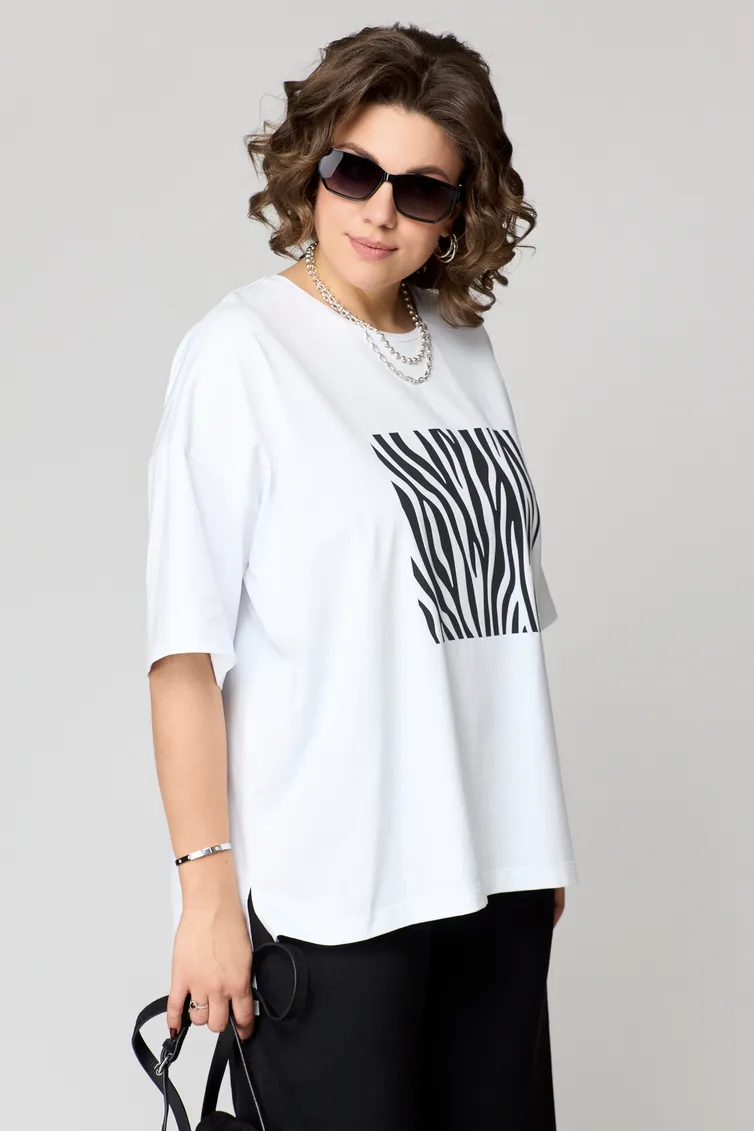 Koszulka BLISS #183 belyj ZEBRA