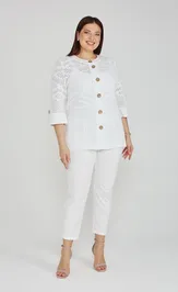 Sweter BONADI 2178 belyj