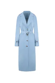 Raincoat Elema #2-1081 sero-goluboj 170