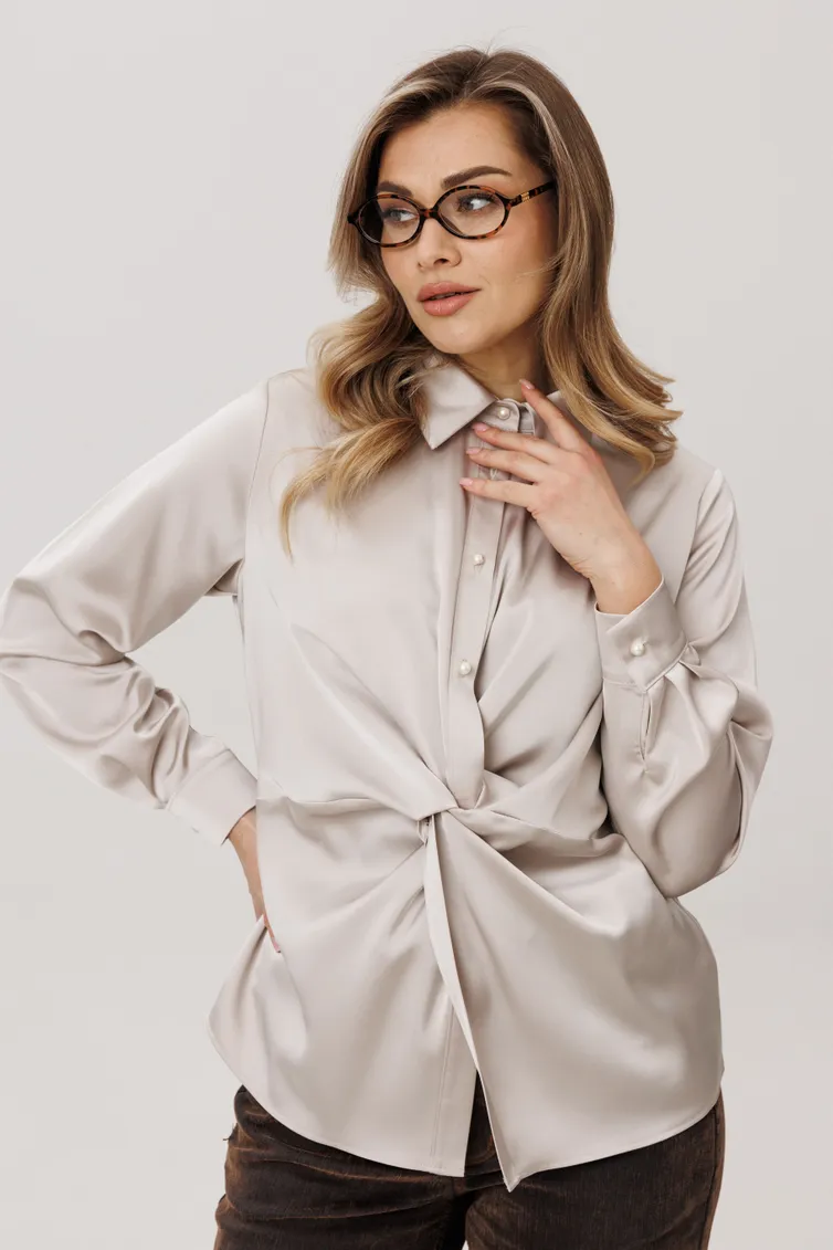 Bluzka Anelli Laurel #1791 ajs latte