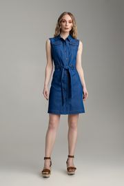 Dress MARIKA #427 t.sinij