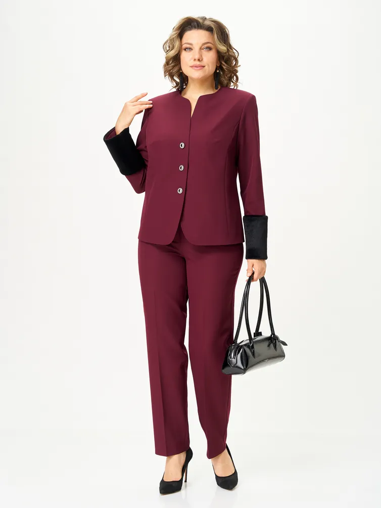 Garnitur Vilena-fashion #1210 burgundi
