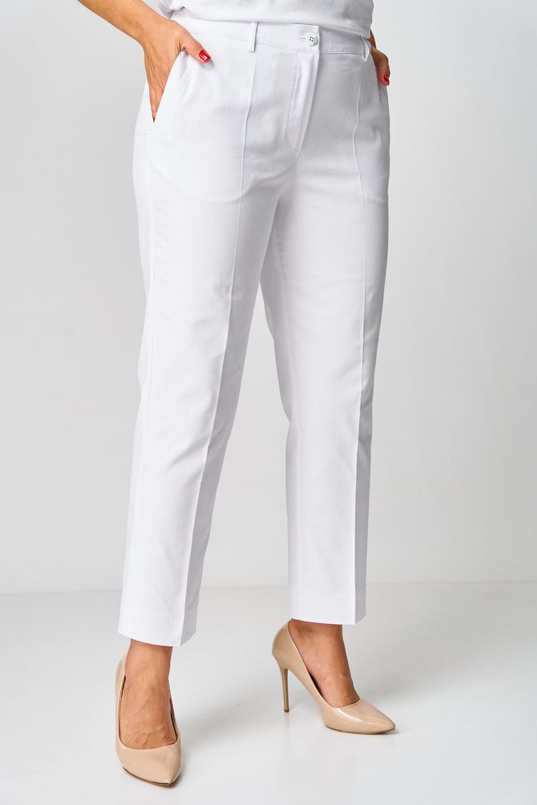 Брюки БелЭльСтиль арт. 586-287 белый джинс