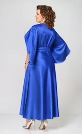 Sukienka Anastasia MAK 1309 lazurno-sinij