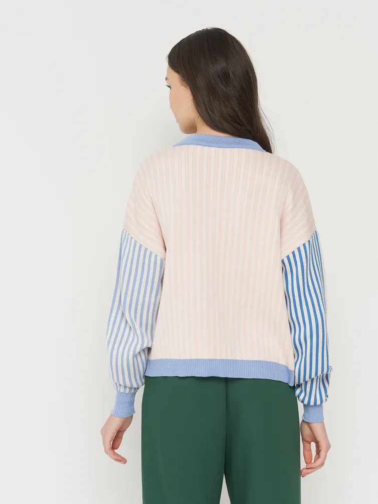 Sweter Newvay #7221-14096 gol/krem/roz.zhemchug/guakamole/zvezdnyj