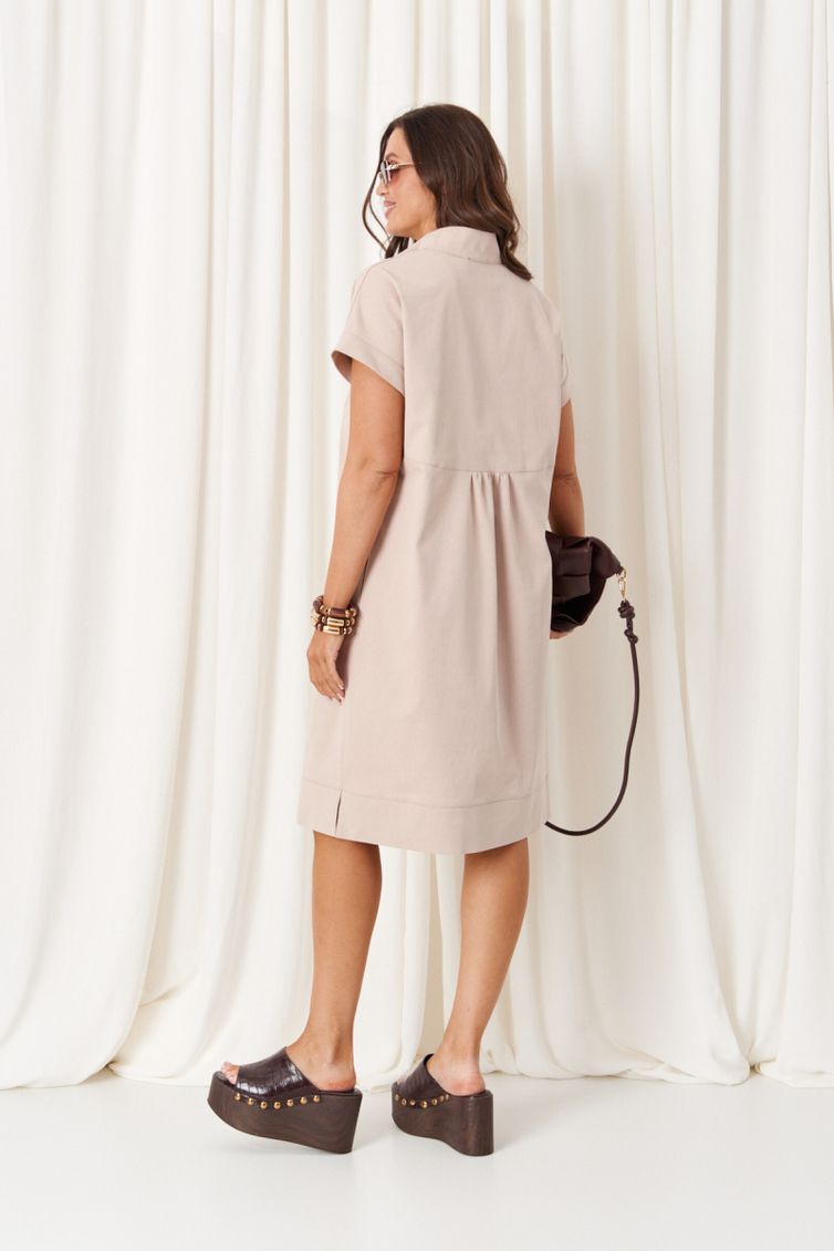 Sukienka PND #86183 bezhevyj