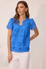 Bluzka Lyushe #4111 Bluza vasilek