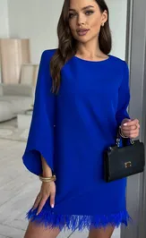 Платье Dilana Vip 2014 василек