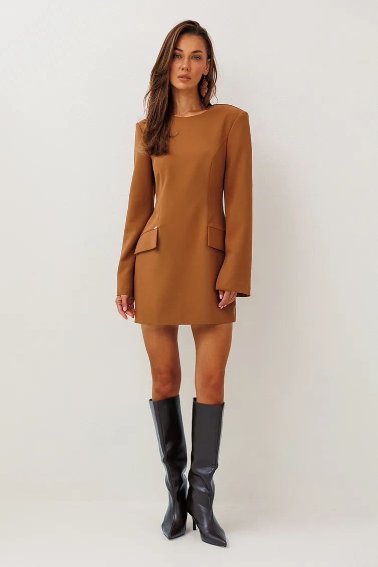 Платье Buter New арт. 3395 коричневый
