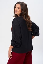 Джемпер GIZART арт. 15345 син бордо желт