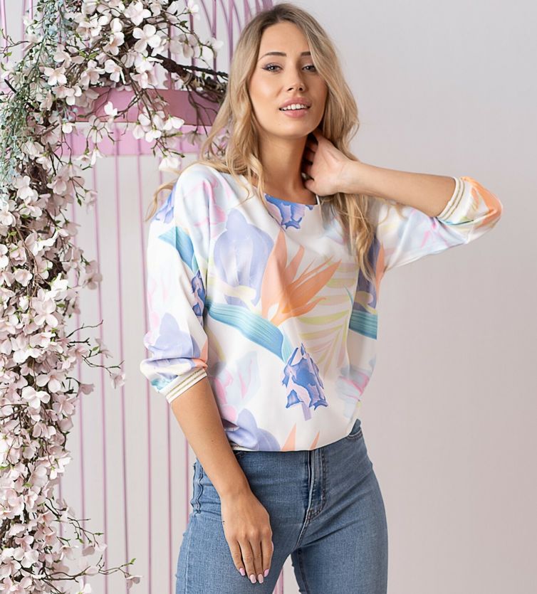 Blouse nika.pl #03045 Hajdan-1 akvarel