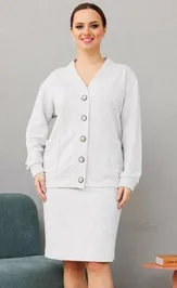 Garnitur Anastasia 1195 seryj melanzh