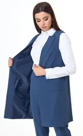 Жилет Anelli Laurel 1036 темно-бирюзовый
