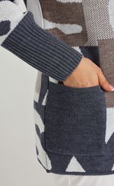 Кардиган BONADI 1982 джинс-капучино