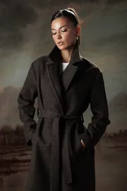 Coat Buter New #3476 korichnevyj