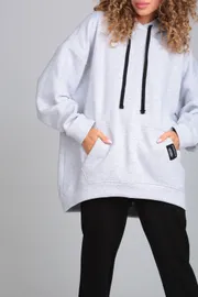Bluza Z Kapturem BLISS #2070 seryj