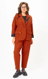 Garnitur Michel Chic 1437 kostyum terrakot