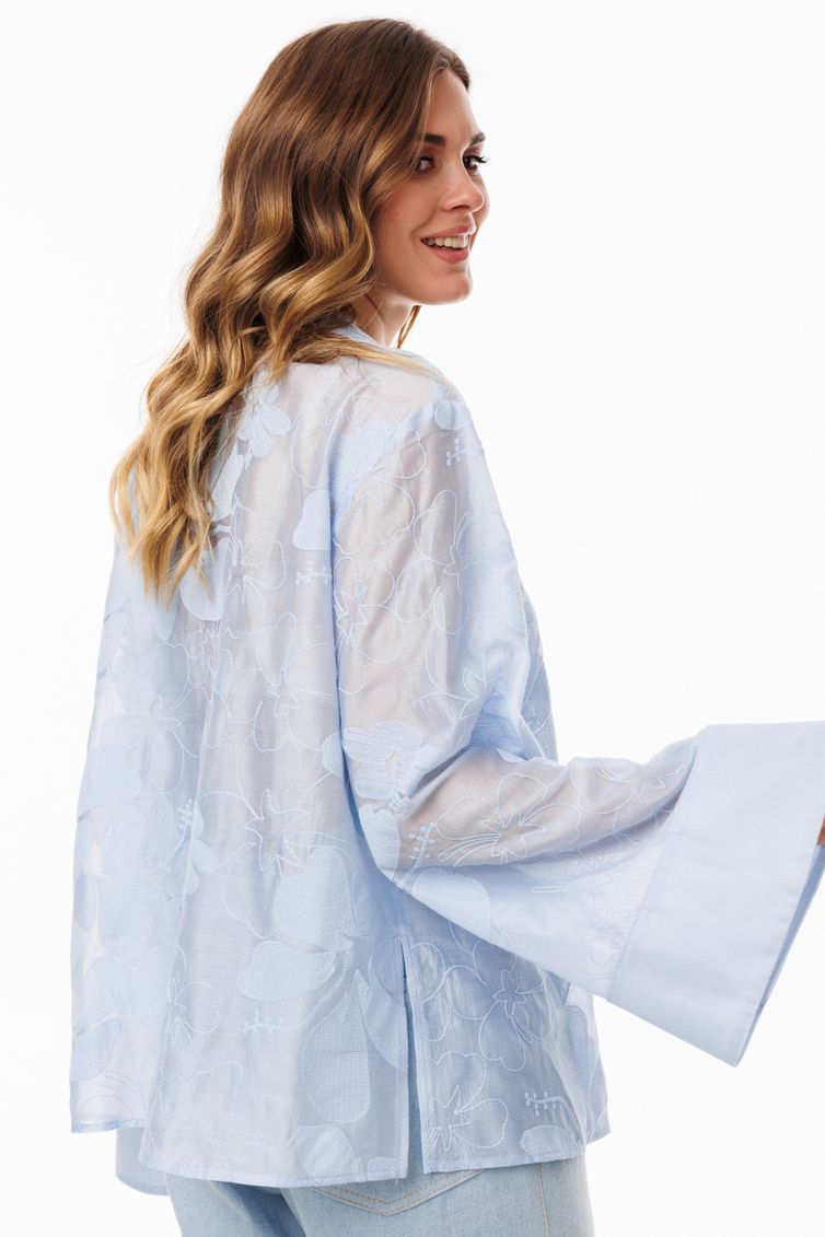 Блузка EOLA арт. 3117 голубой