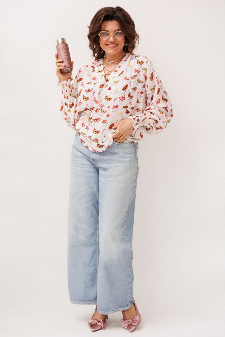 Блуза Anelli Laurel арт. 1848 батерфляй