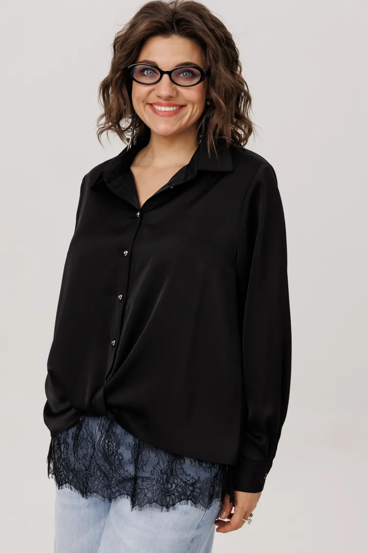 Blouse Anelli Laurel #1663 glyancevyj agat