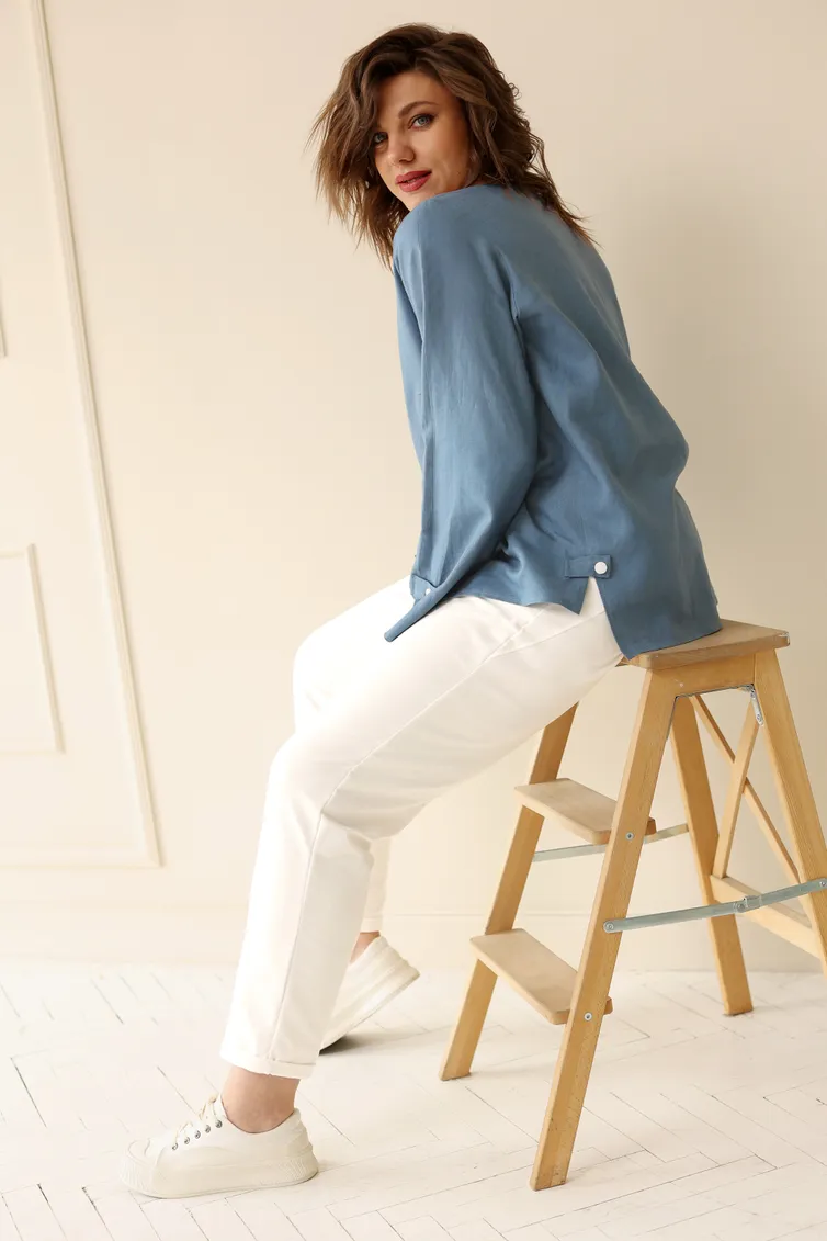 Блуза BegiModa арт. 4041 джинс