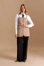 Waistcoat Elletto Life #3768 bezh