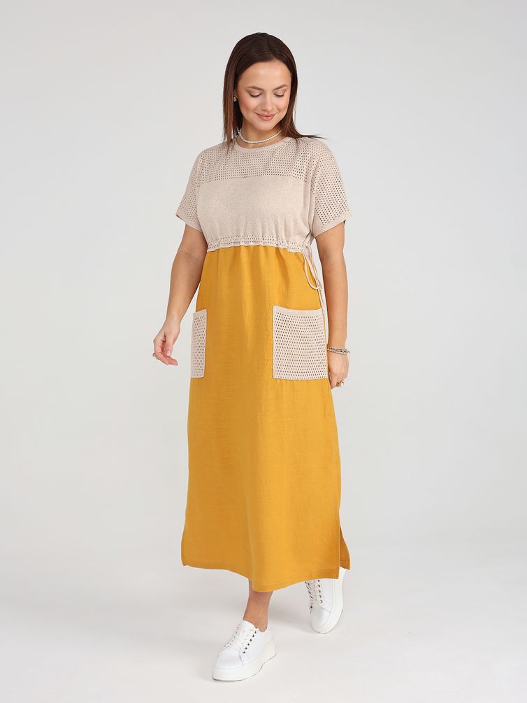 Платье BONADI арт. 1964 охра