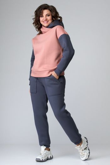 2052 серый+ пудра