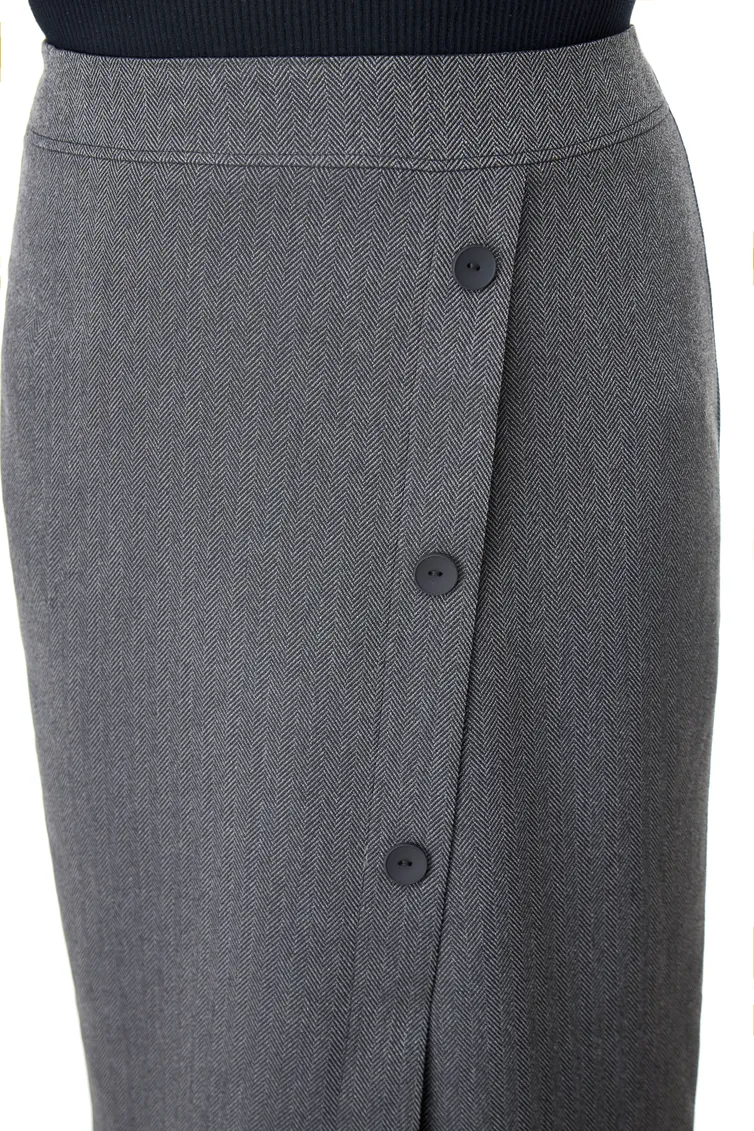 Spódnica Elite Moda #3467 seryj