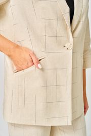 Set LeNata #20554 bezhevyj v kletku