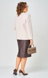 Костюм Vilena-fashion 1147 беж+шоколад
