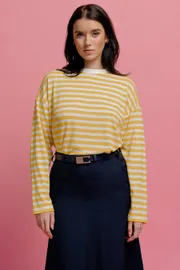 Jumper JRSy #2124 belyj, zheltyj