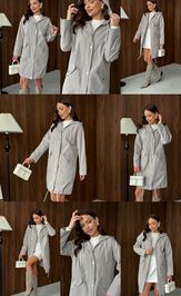 Куртка PRATA wear S032 серый