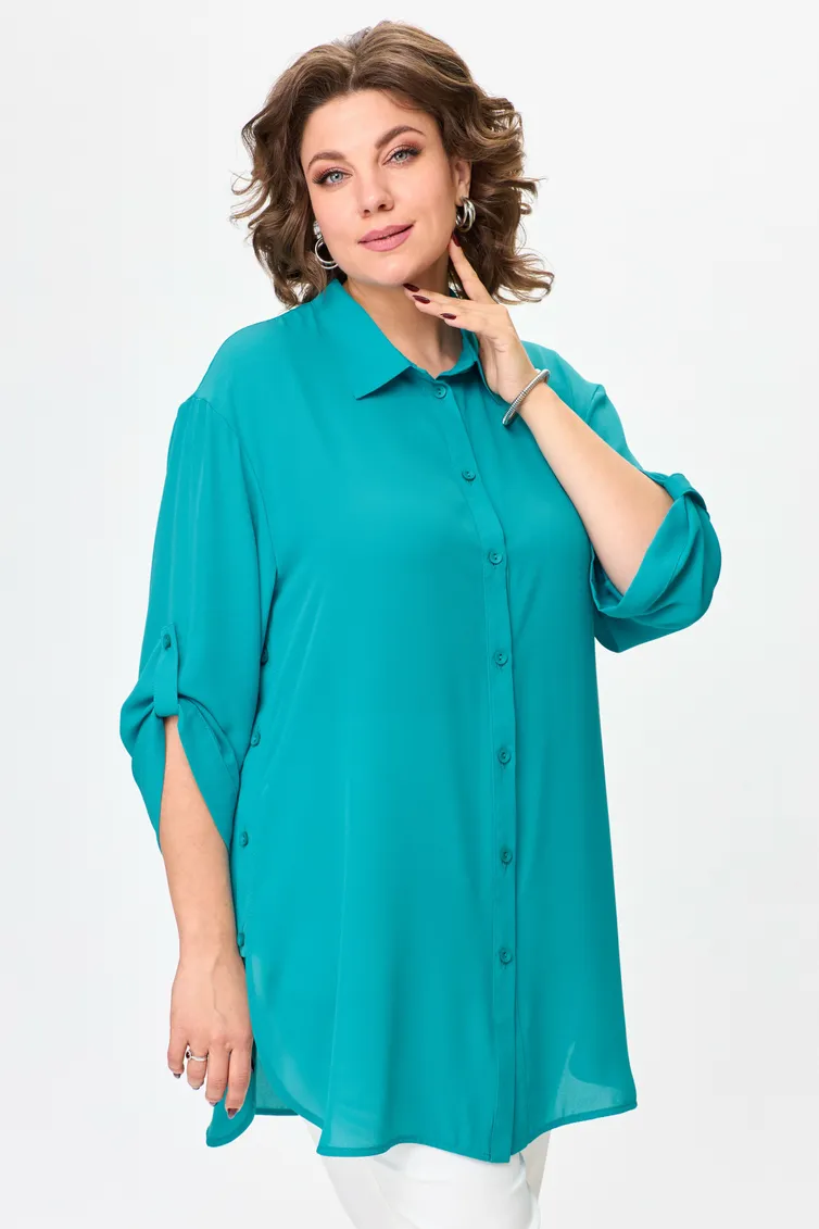 Bluzka Anastasia MAK #1131 biryuza