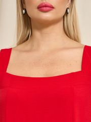 Платье DORA plus арт. 0332-1c красный