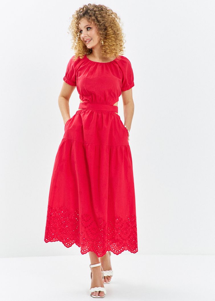 Dress Euromoda #721 krasnyj