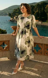 Dress Лилиана 1536 oliv