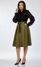 Skirt Klever 0225 olivka