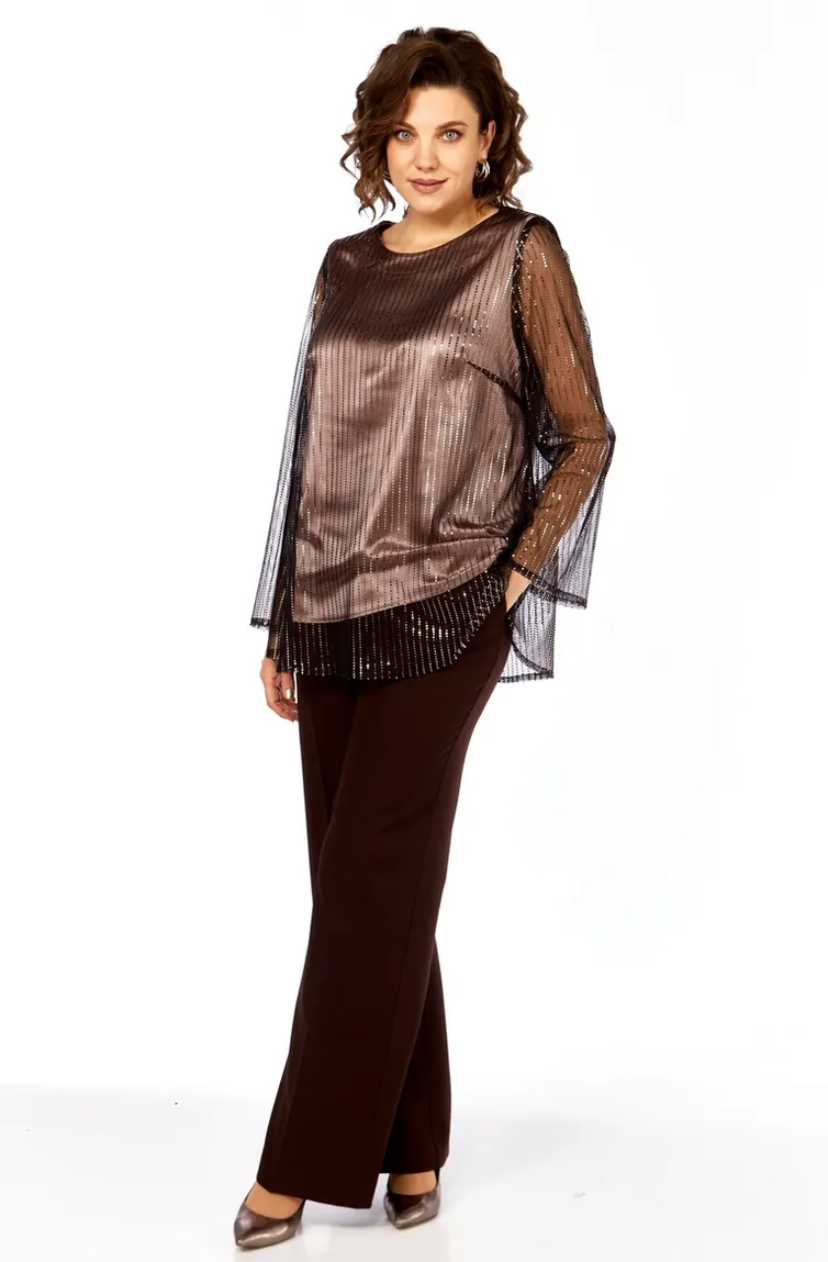 Suit Milora #1407 shokolad