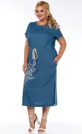 Dress LadyThreeStars 2483 sinij
