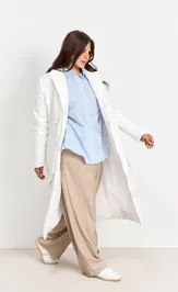 Coat DILIA 0651 belyj