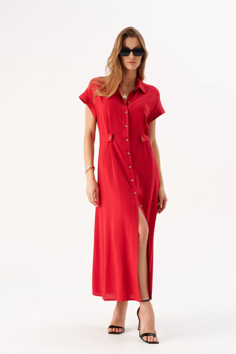 Dress Romgil #RT0060-VI4 malinovo-krasnyj