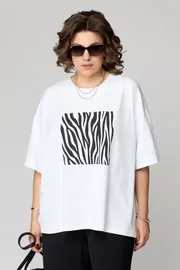 Koszulka BLISS #183 belyj ZEBRA