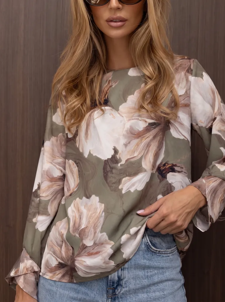 Blouse nika.pl #0204301 Emi-43 zelenyj