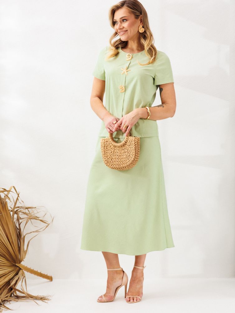 Костюм Мублиз арт. 333 фисташка