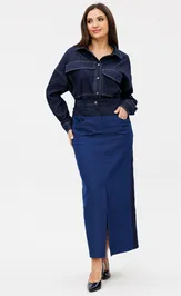 Skirt Ma Cherie 2076 sinij